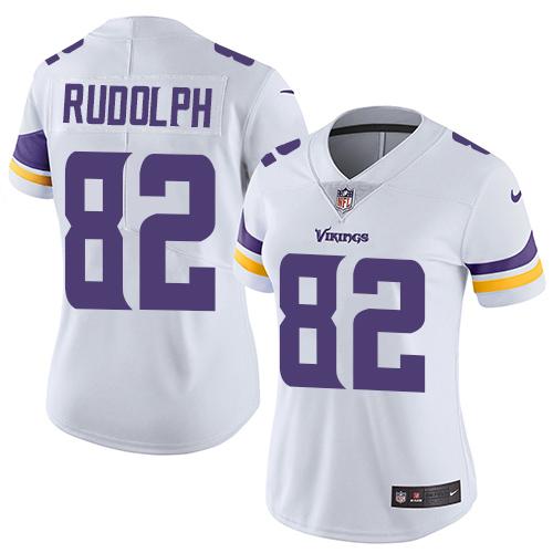 Women 2019 Minnesota Vikings 82 Rudolph white Nike Vapor Untouchable Limited NFL Jersey
